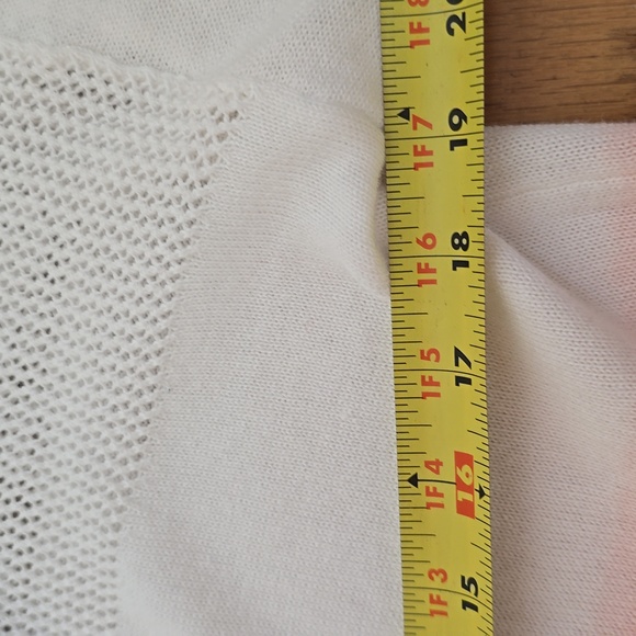 NEW DIRECTIONS WOMENS PEACH & WHITE FRONT BUTTON CARDIGAN SWEATER SIZE SMALL - Picture 12 of 16